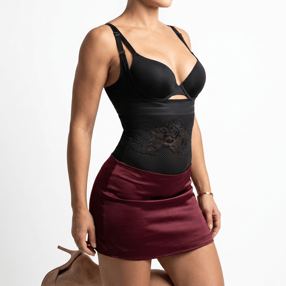 Luna Rune Firm-Control Thong-Back Bodysuit