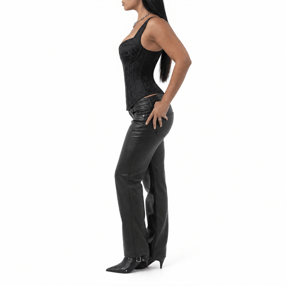 Luna Rune Firm-Hold Boned Lace-Up Corset