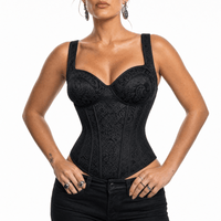 Luna Rune Firm-Hold Boned Lace-Up Corset