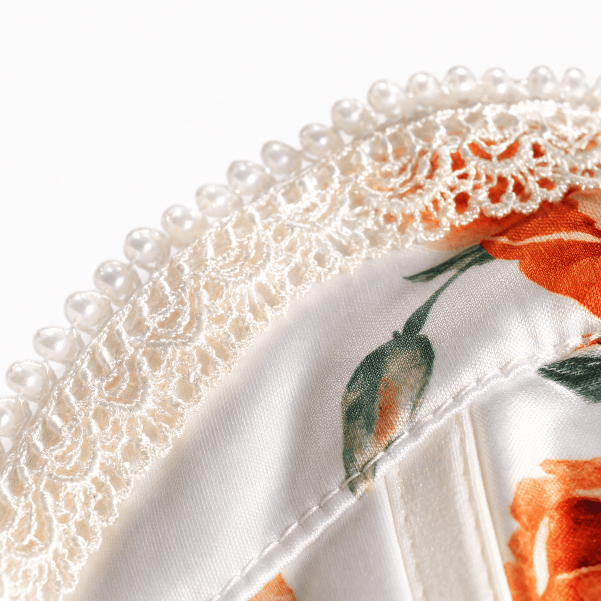 Luna Rune Floral Strappy Lace-Trim Corset