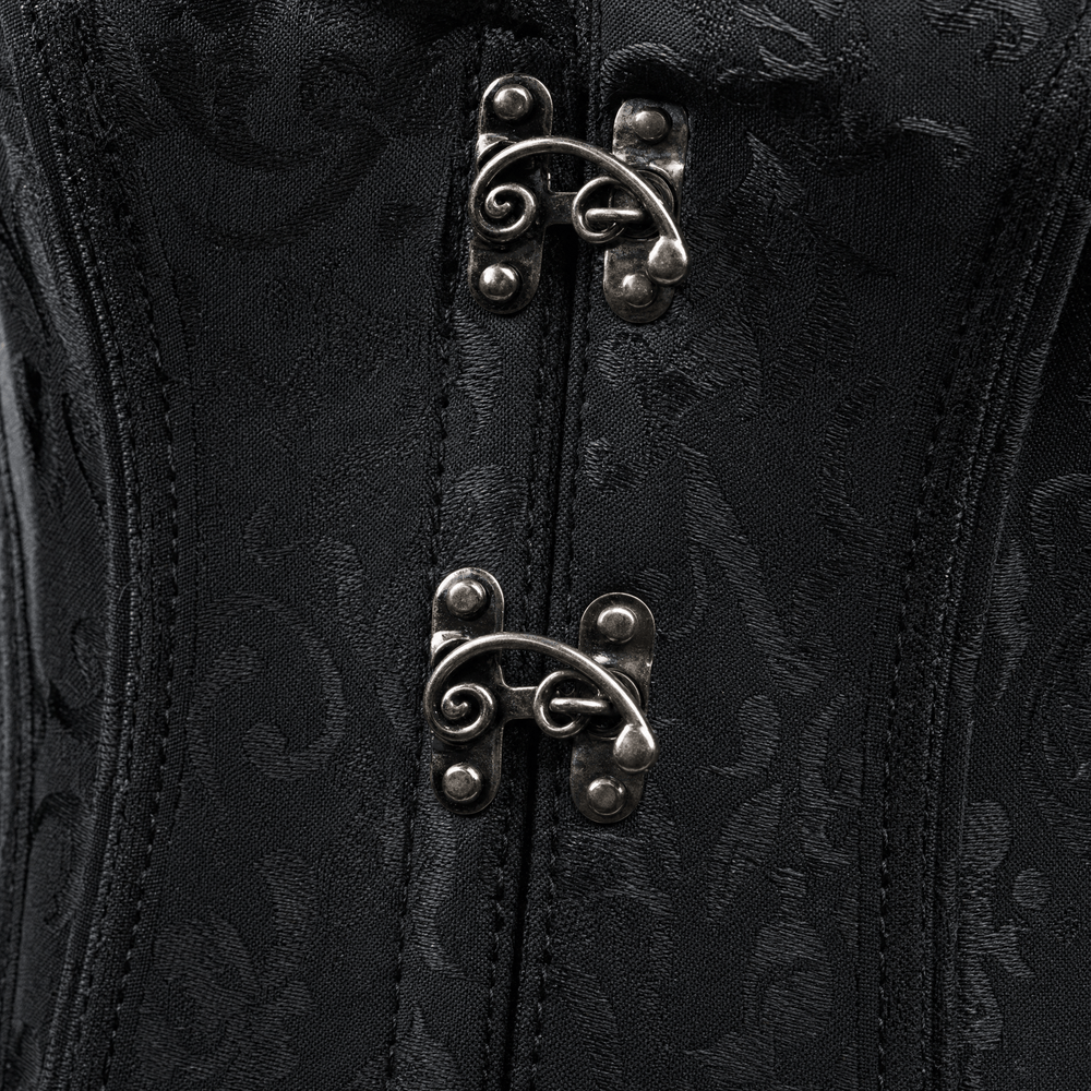 Luna Rune Halter-Neck Collared Clasp Corset