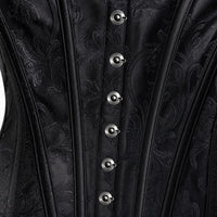 Luna Rune Hook-Eye Boned Back-Lace Corset