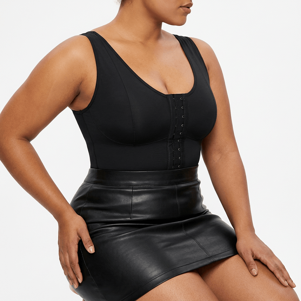 Luna Rune Hook-Eye Lace-Trim Full Bodysuit