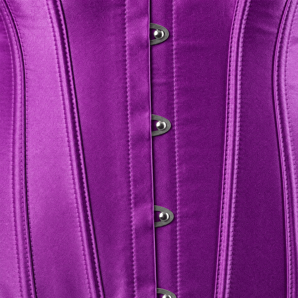Luna Rune Jewel-Tone Boned Lace-Up Corset