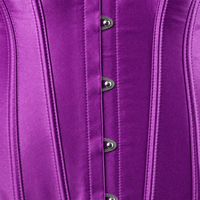 Luna Rune Jewel-Tone Boned Lace-Up Corset