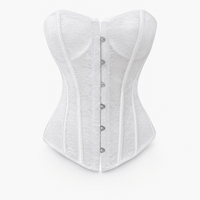 Luna Rune M Back-Lace Boned Structured Corset
