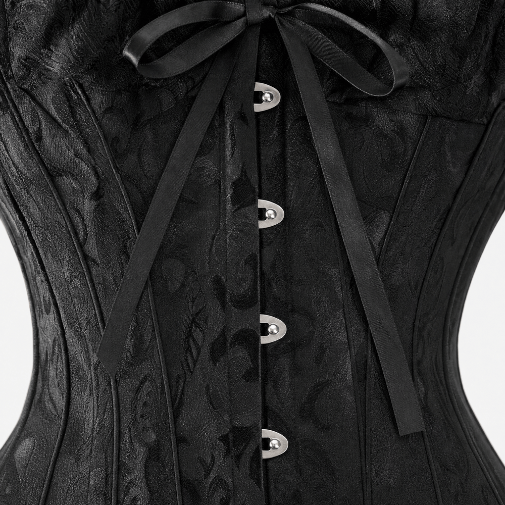 Luna Rune Off-Shoulder Boned Hook-Eye Corset