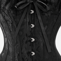 Luna Rune Off-Shoulder Boned Hook-Eye Corset