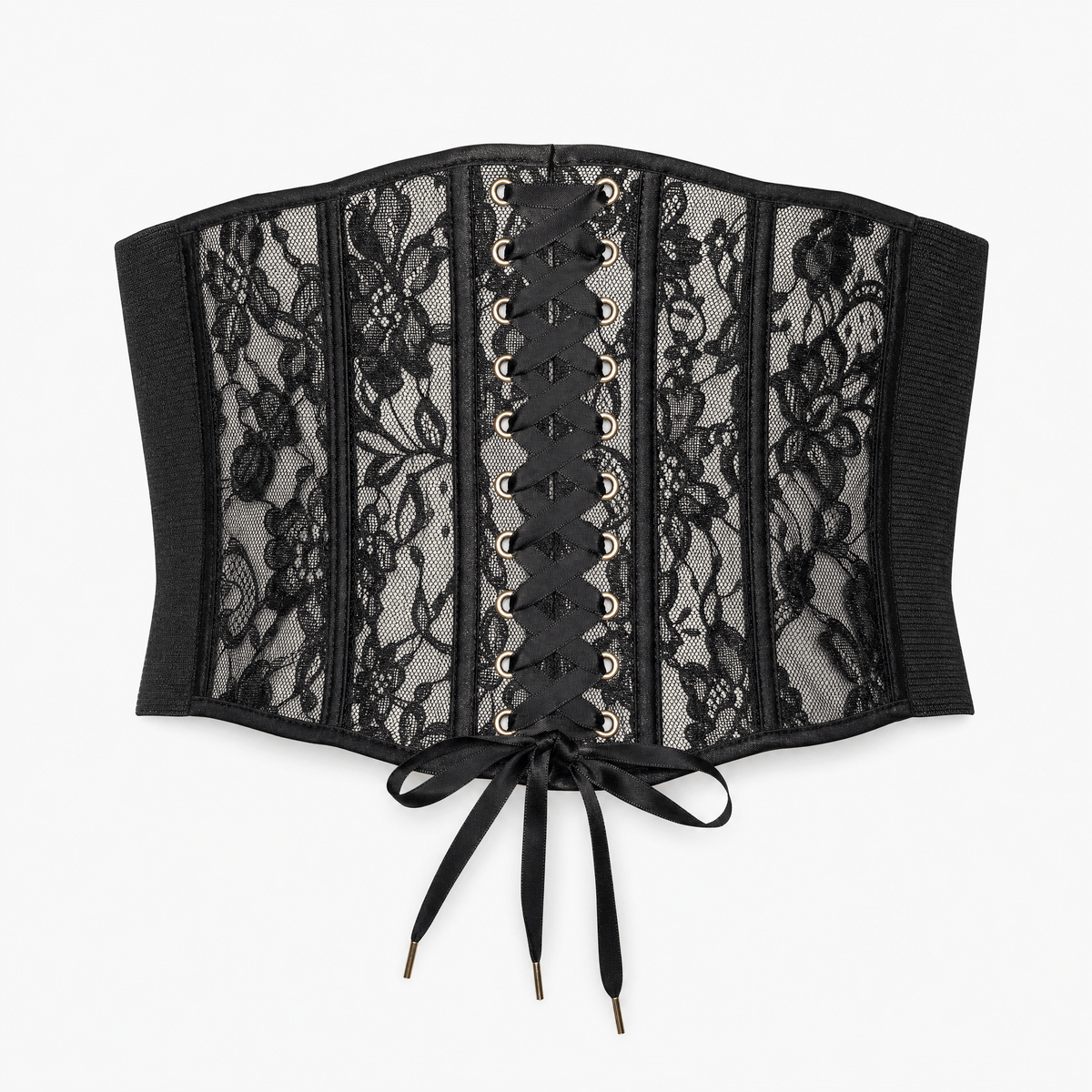 Luna Rune Ony Size (70-90cm) Structured Boned Lace-Up Corset Belt