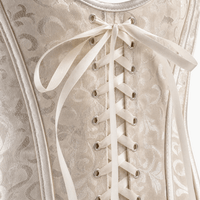 Luna Rune Patterned Lace-Up Front Corset