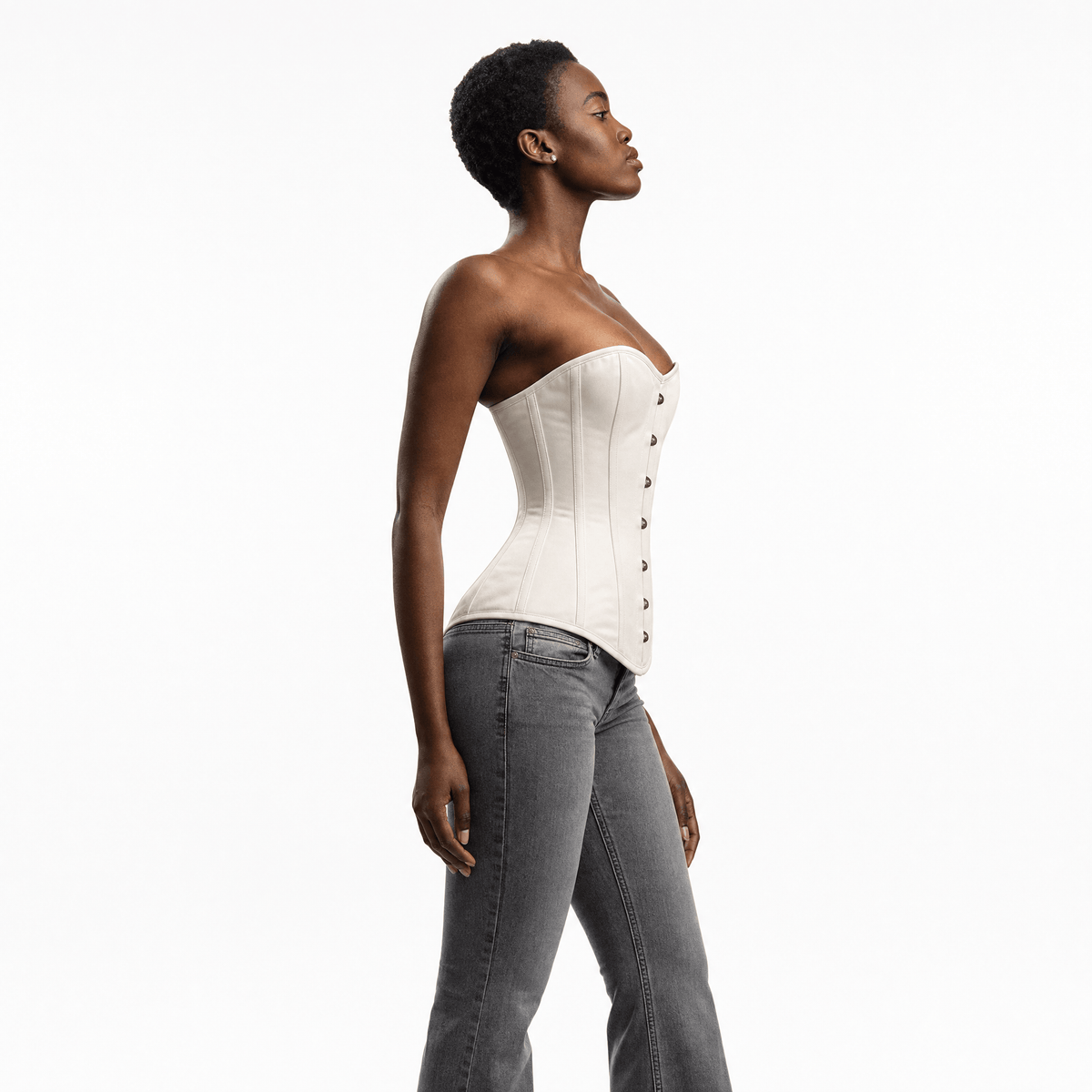 Luna Rune Plus-Size Waist-Training Boned Corset