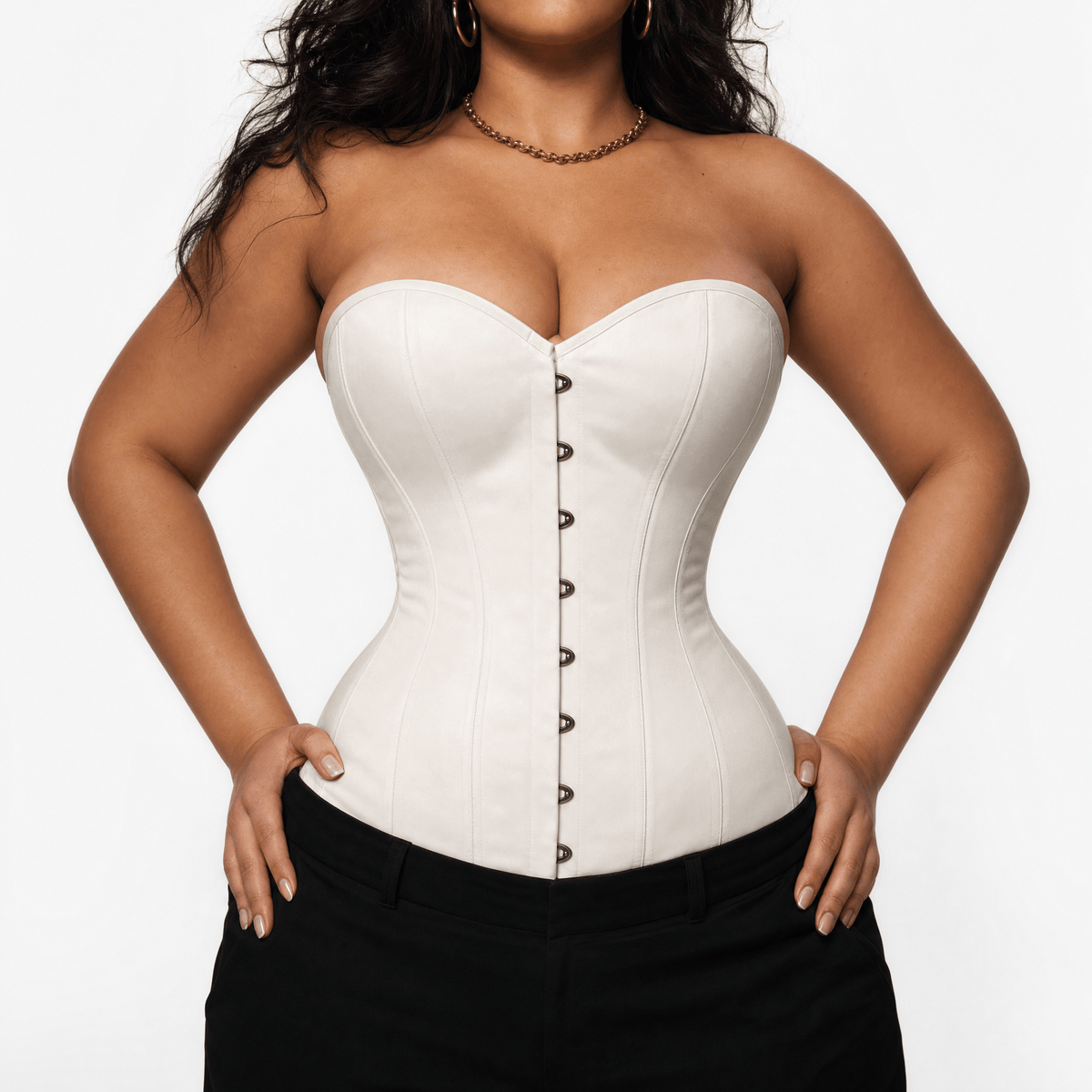 Luna Rune Plus-Size Waist-Training Boned Corset
