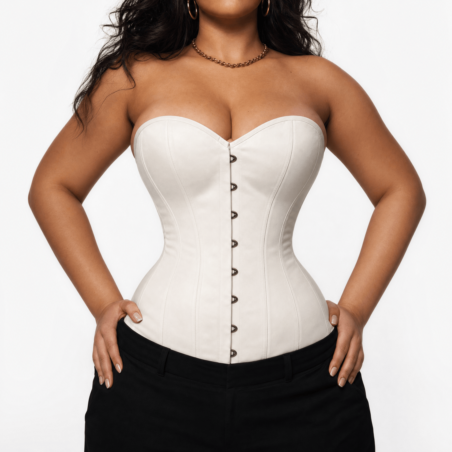 Luna Rune Plus-Size Waist-Training Boned Corset