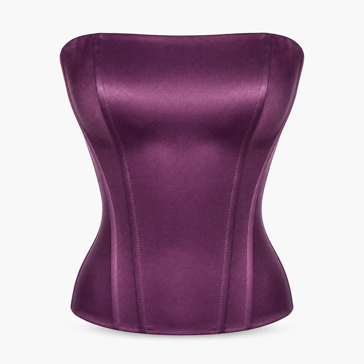 Luna Rune Purple / S Boned Lace-Up Waist-Training Corset