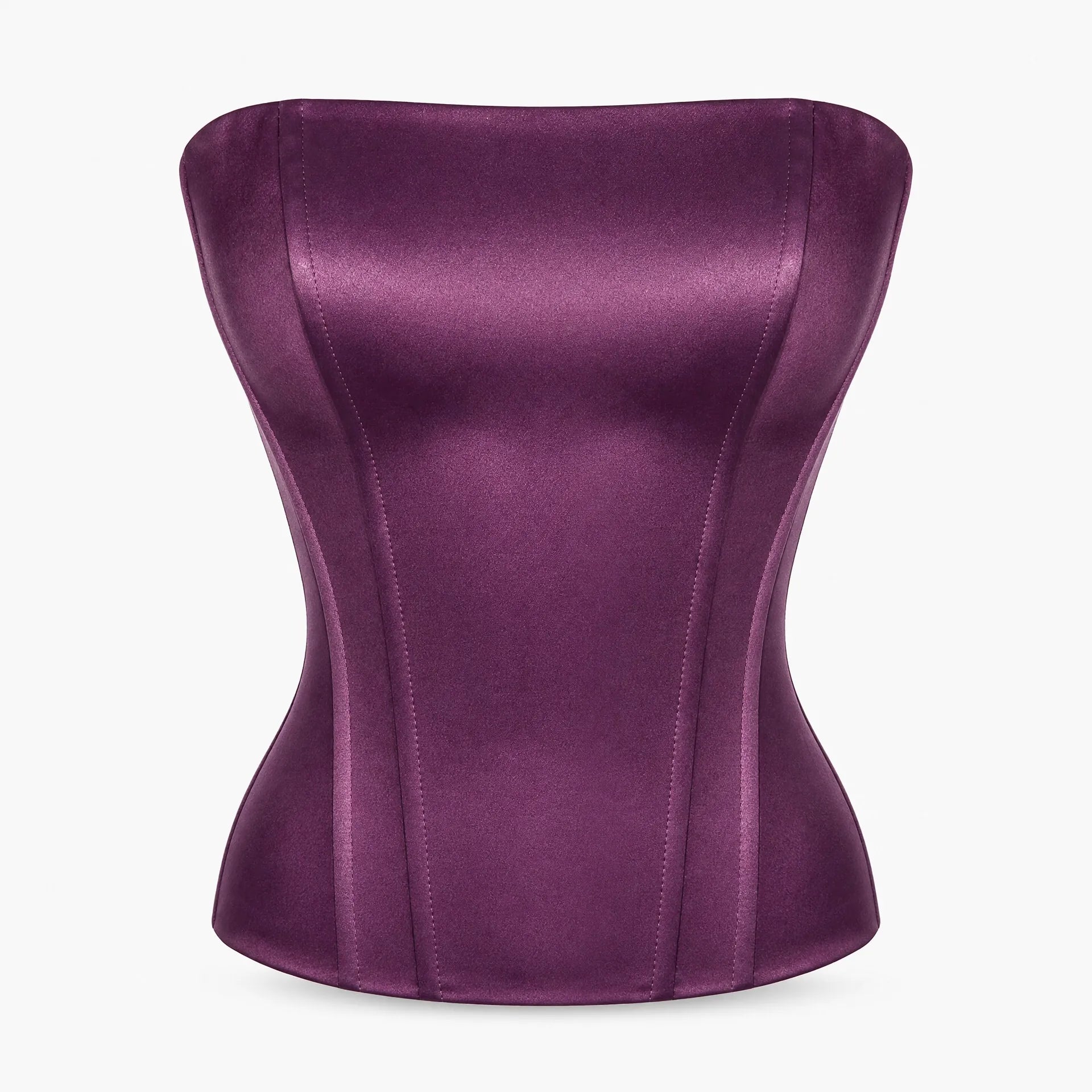 Luna Rune Purple / S Boned Lace-Up Waist-Training Corset