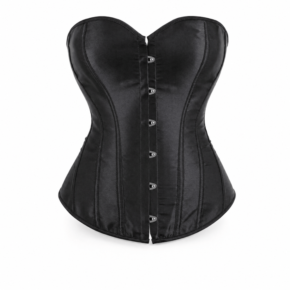 Luna Rune S Boned Front-Closure Hook-Eye Corset