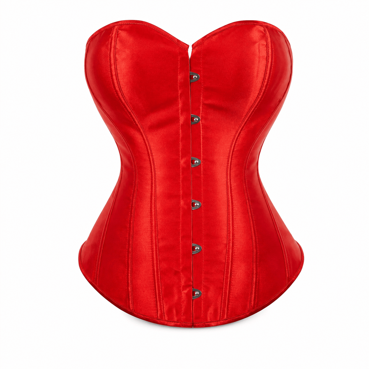 Luna Rune S Boned Hook-Eye Plunge Lace-Up Corset