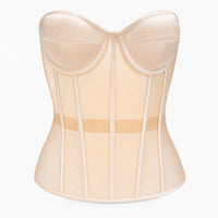 Luna Rune S Boned Lace-Up Hook-Eye Corset