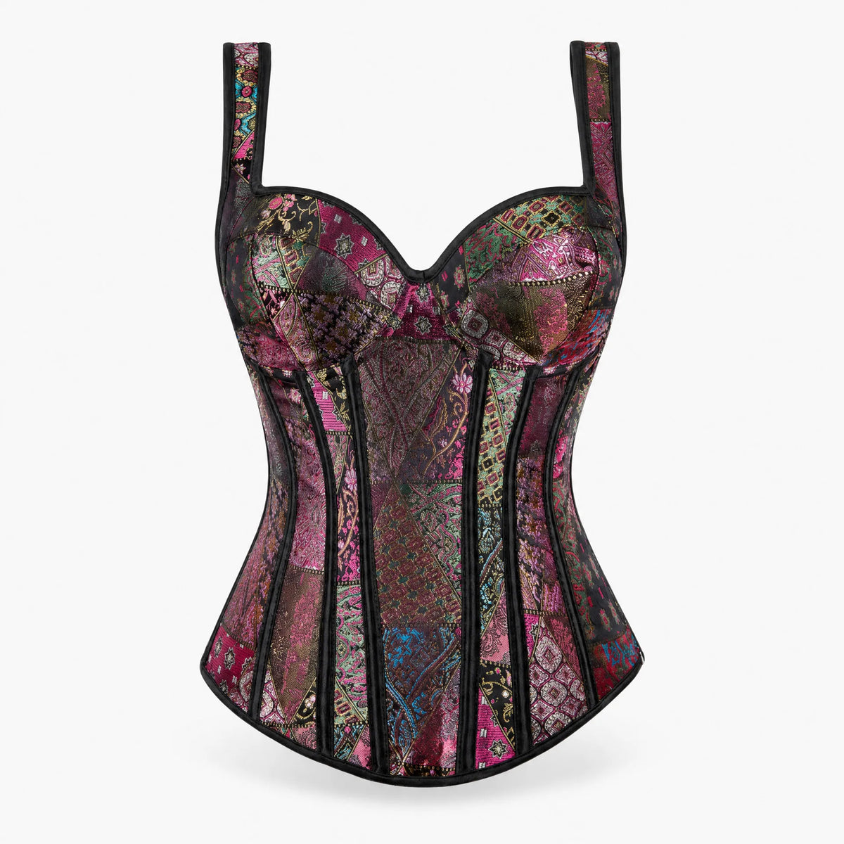 Luna Rune S Steampunk Boned Lace-Up Corset
