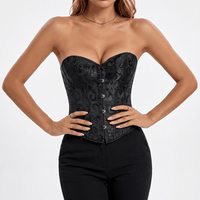 Luna Rune Short Structured Front-Clasp Corset