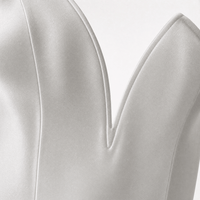 Luna Rune Strapless Plunge-Neck Bodysuit