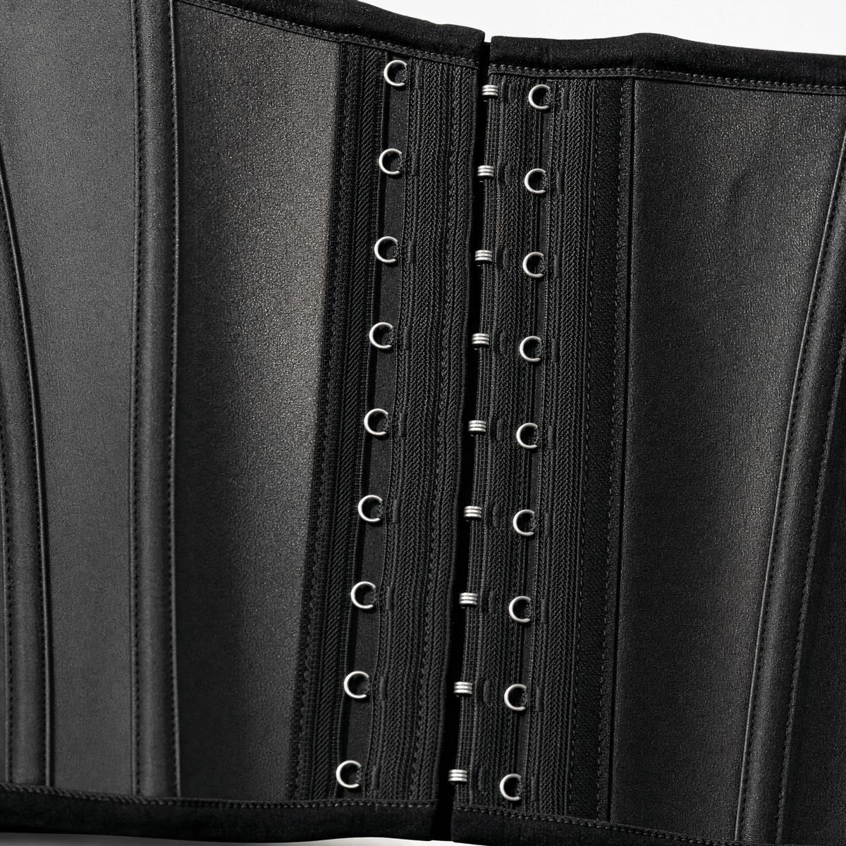 Luna Rune Strapped Boned Lace-Up Corset