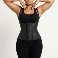 Luna Rune Strapped Boned Lace-Up Corset