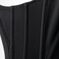 Luna Rune Strapped Boned Square-Neck Corset