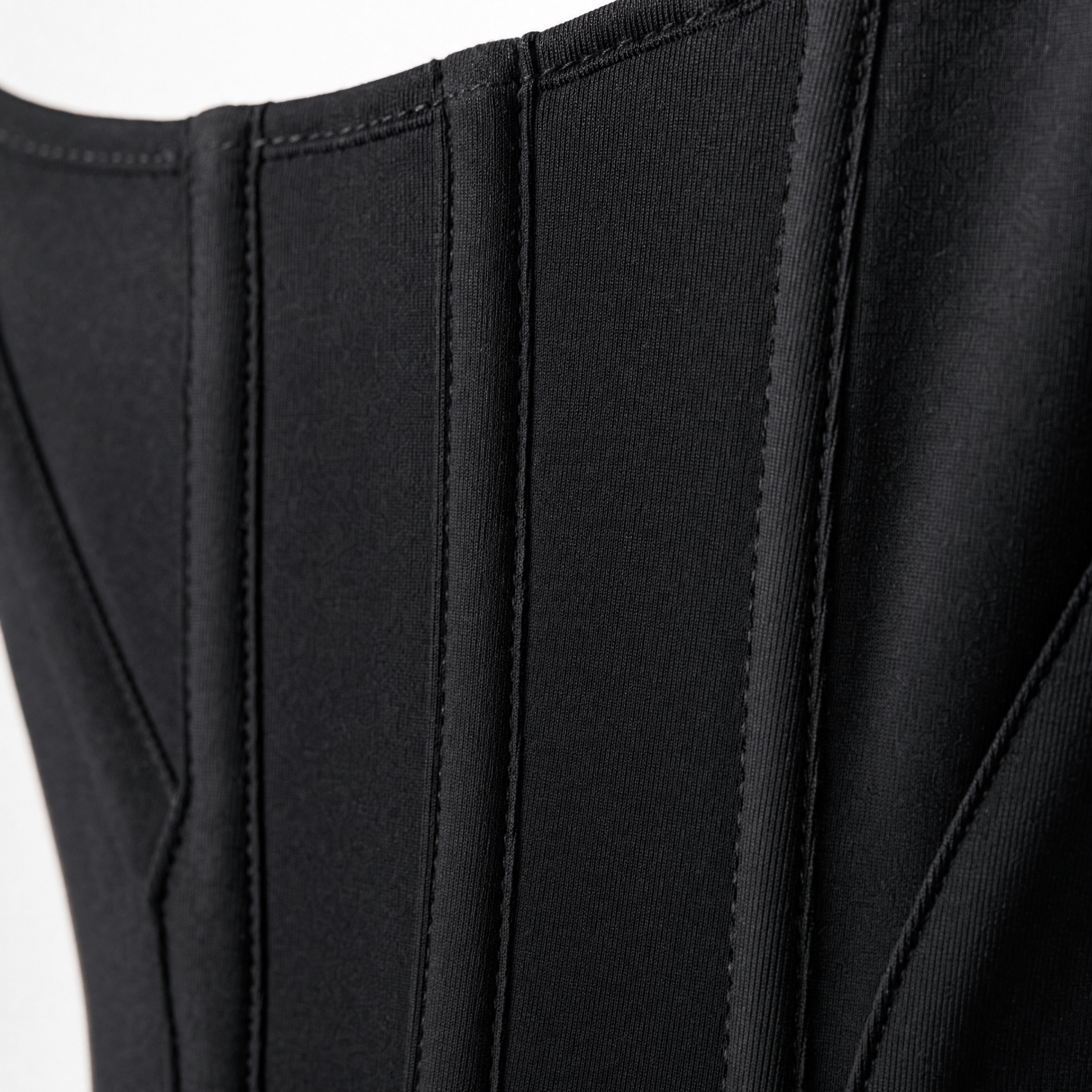 Luna Rune Strapped Boned Square-Neck Corset