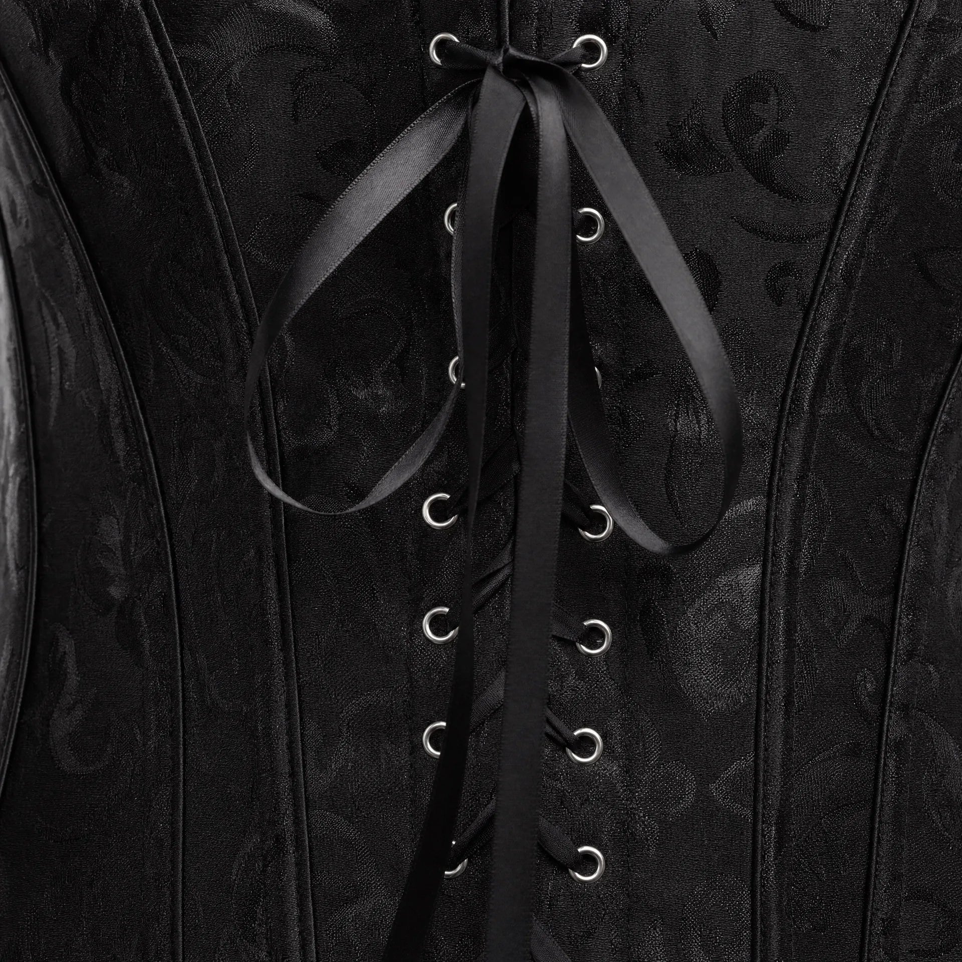 Luna Rune Strapped Sweetheart Boned Lace-Up Corset