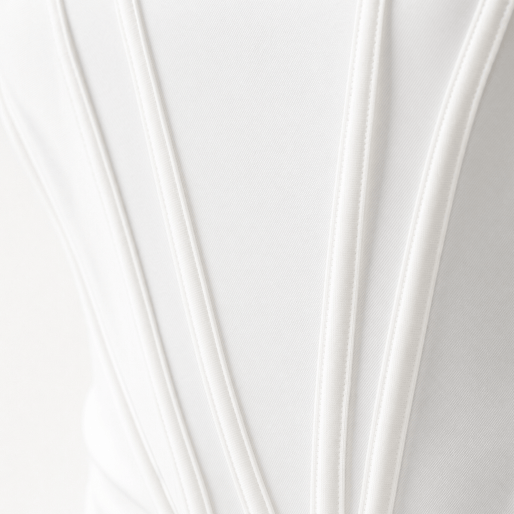 Luna Rune Strappy Boned Square-Neck Corset