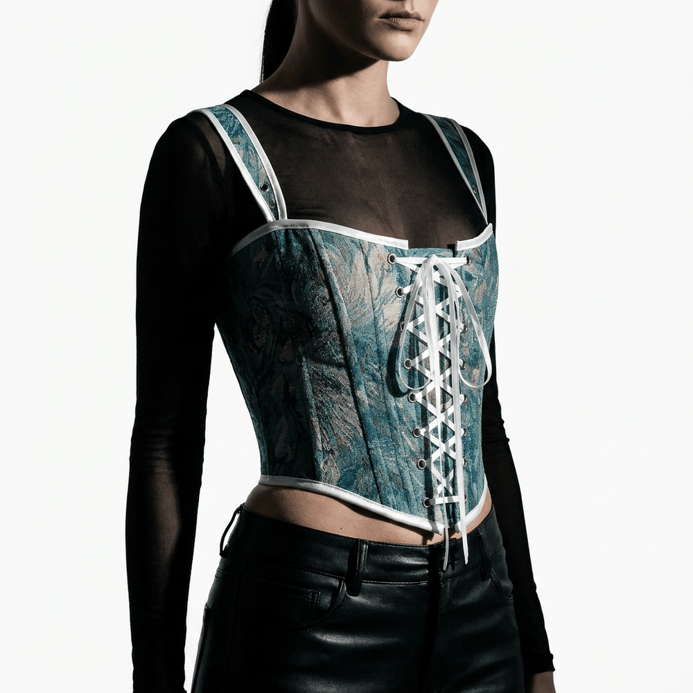 Luna Rune Strappy Vintage Waist Corset