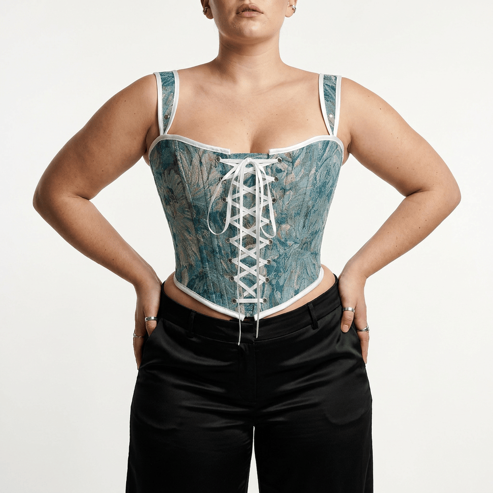 Luna Rune Strappy Vintage Waist Corset