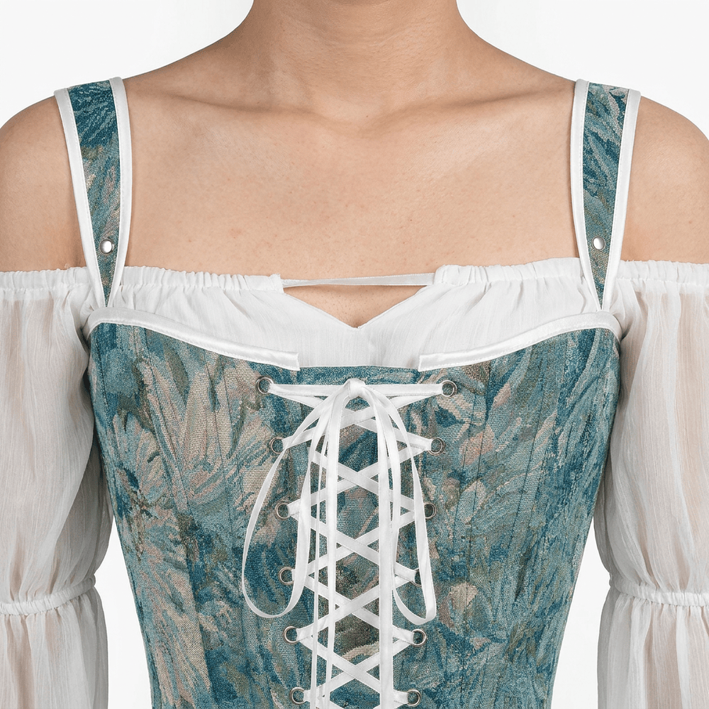 Luna Rune Strappy Vintage Waist Corset