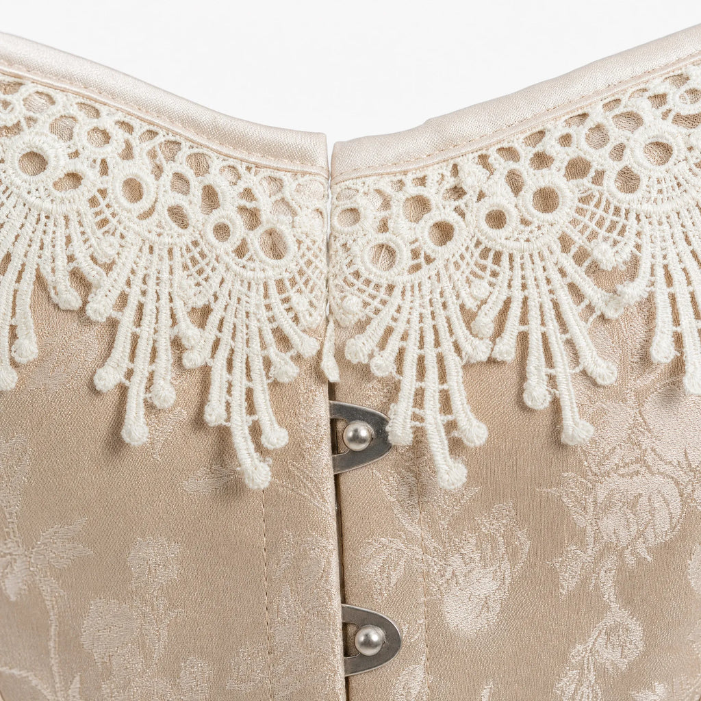 Luna Rune Structured Boned Lace-Up Corset