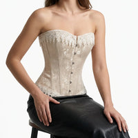 Luna Rune Structured Boned Lace-Up Corset