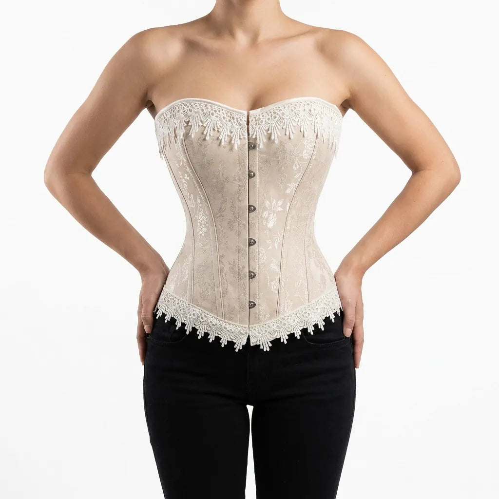 Luna Rune Structured Boned Lace-Up Corset