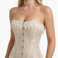 Luna Rune Structured Boned Lace-Up Corset
