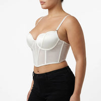 Luna Rune Structured Panel Lace-Up Corset