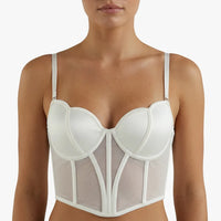 Luna Rune Structured Panel Lace-Up Corset