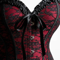 Luna Rune Sweetheart Boned Back-Lace Corset