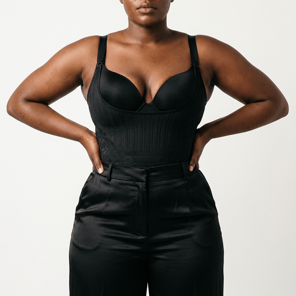 Luna Rune Tummy-Control Adjustable Bodysuit