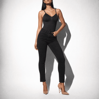 Luna Rune Tummy-Control Criss-Cross Bodysuit