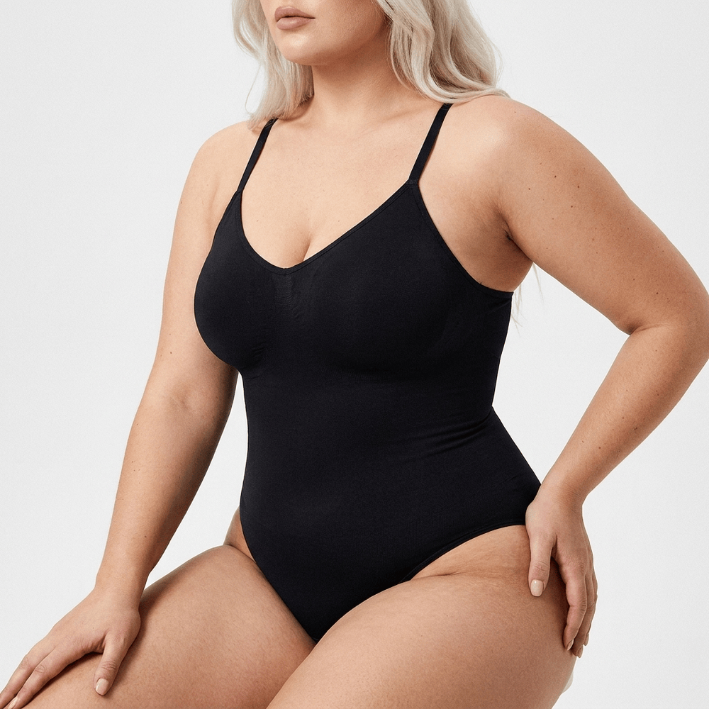 Luna Rune Tummy-Control Criss-Cross Bodysuit