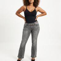 Luna Rune Tummy-Control Criss-Cross Bodysuit