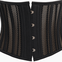 Luna Rune Underbust Boned Hook-Eye Corset