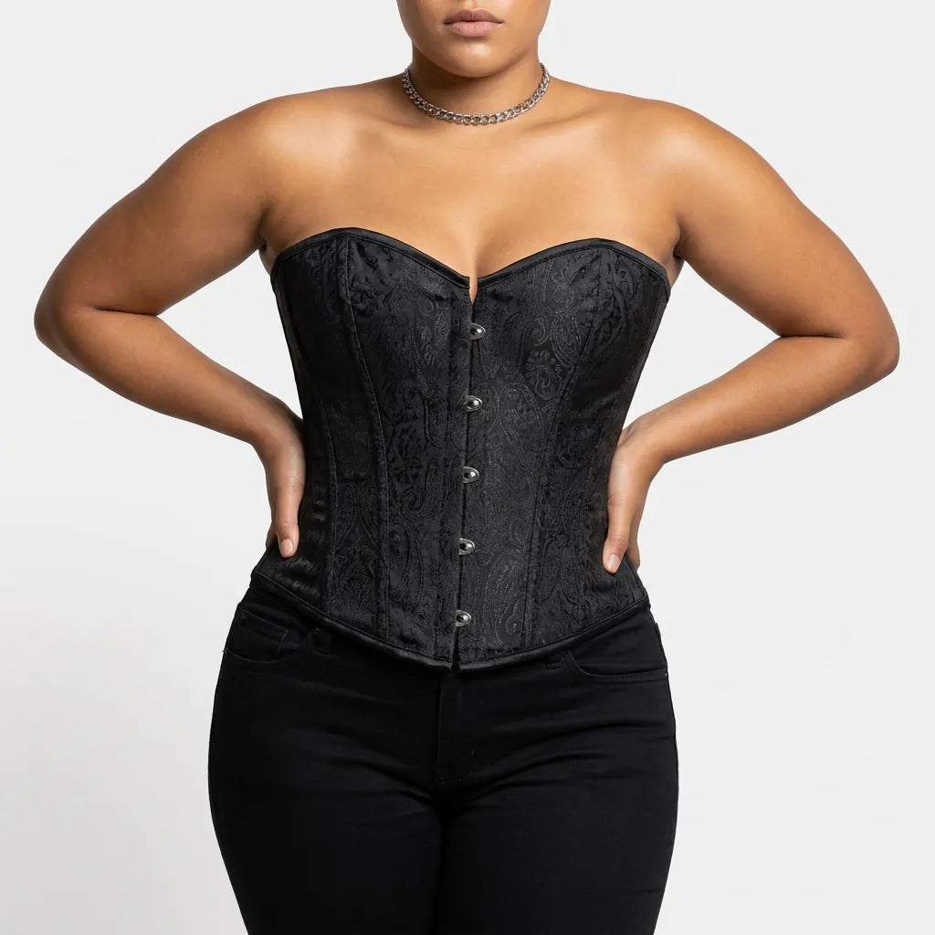Luna Rune Underbust Boned Lace-Up Corset