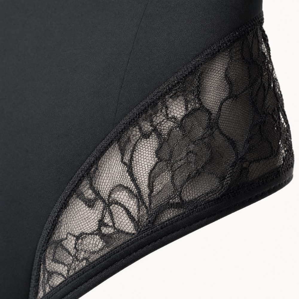 Luna Rune Underwired Lace-Detail Bodysuit