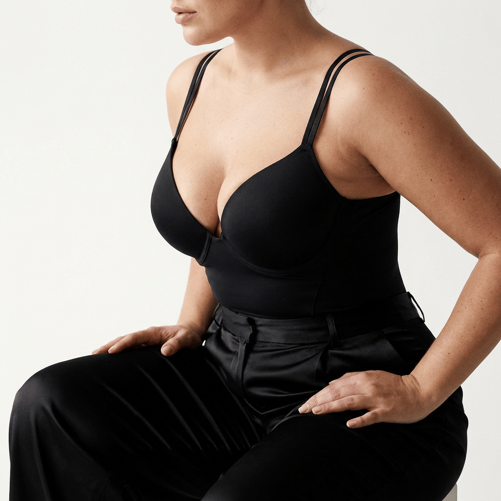 Luna Rune Underwired Lace-Detail Bodysuit