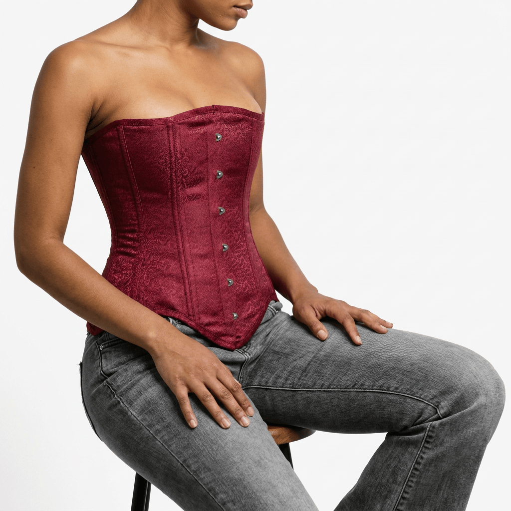 Luna Rune Waist-Shaping Lace-Up Boned Corset